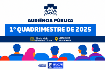 Audiência Pública – 1º Quadrimestre de 2025