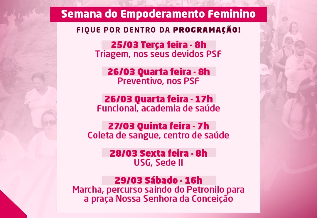 Semana do Empoderamento Feminino: Força e União em Destaque!
