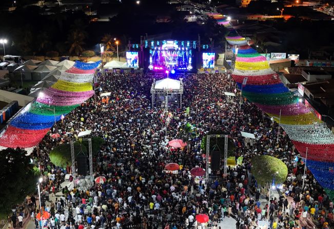 Encerramento Memorável do Arraiá do Banza 2024.